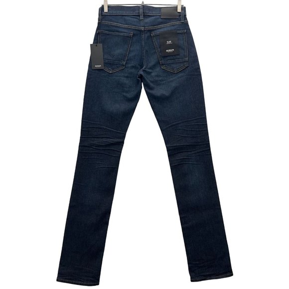 NEW HUDSON Mens Blake Slim Straight Fit Zip Fly Jeans Size 28 NWT Victory 0075 - Picture 2 of 13